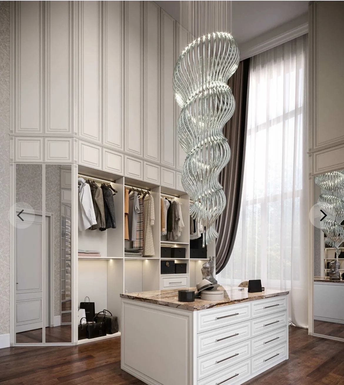 Гардеробная Royal Dressing Room — классика для премиум-сегмента