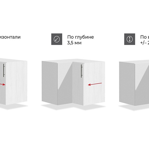Мебельная петля без пружины и ответной планки EVO PUSH LINE 90 S H99002