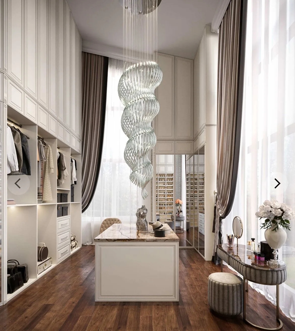 Гардеробная Royal Dressing Room — классика для премиум-сегмента