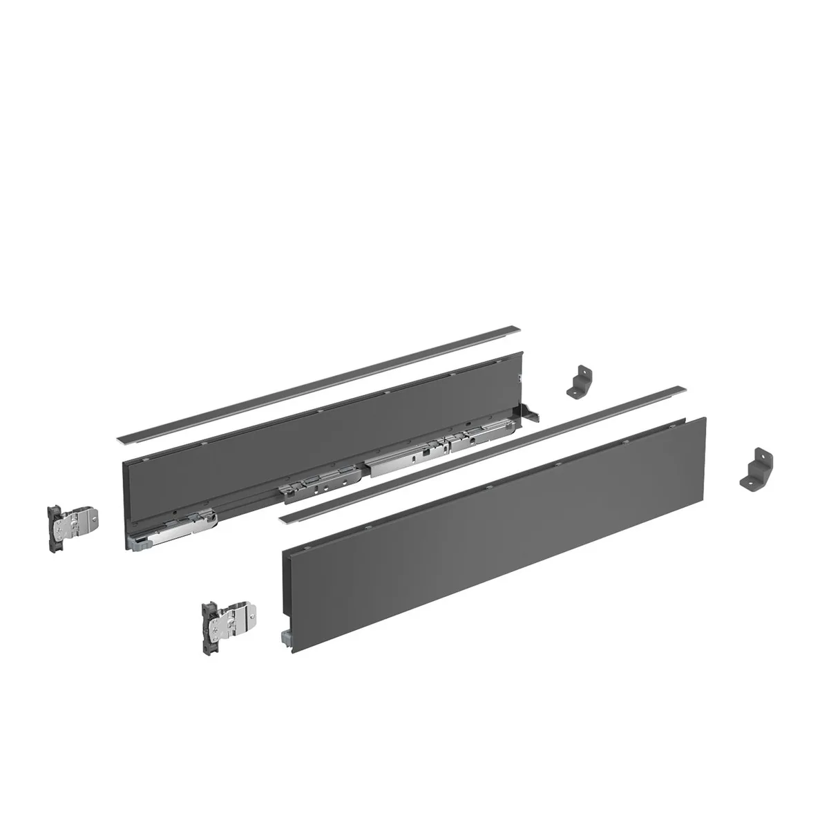 Комплект ящика AVANTECH YOU,H101, NL500, АНТРАЦИТ С 4 ПЕТЛЯМИ SENSYS 8645