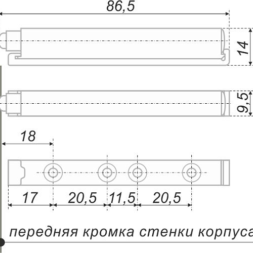 Амортизаторы и толкатели AMF10/W