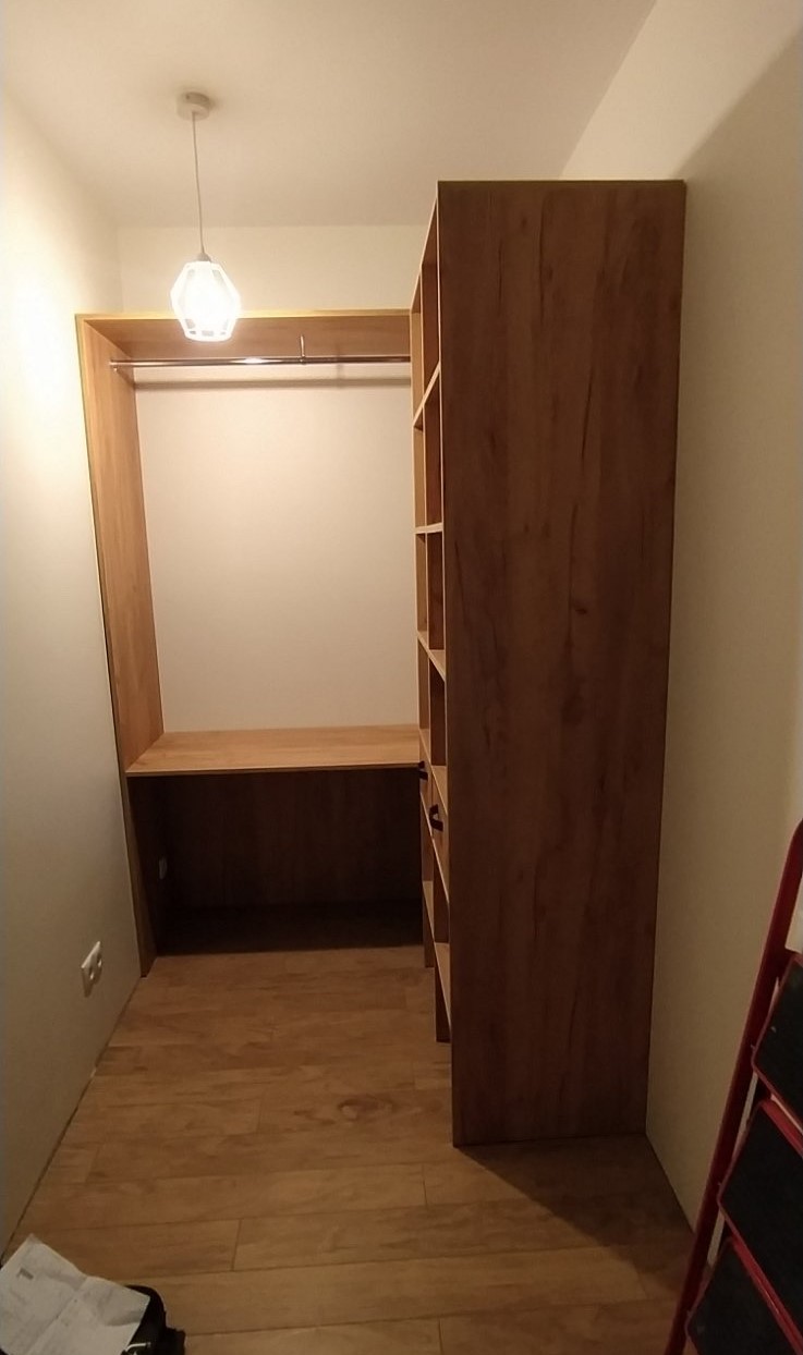Купе-гардероб Крафт Золотой