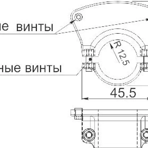 R61 Держатель трубы и панели