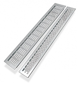 GTV: KK-W80800-D0: Решетка вентиляционная 480х80 мм.