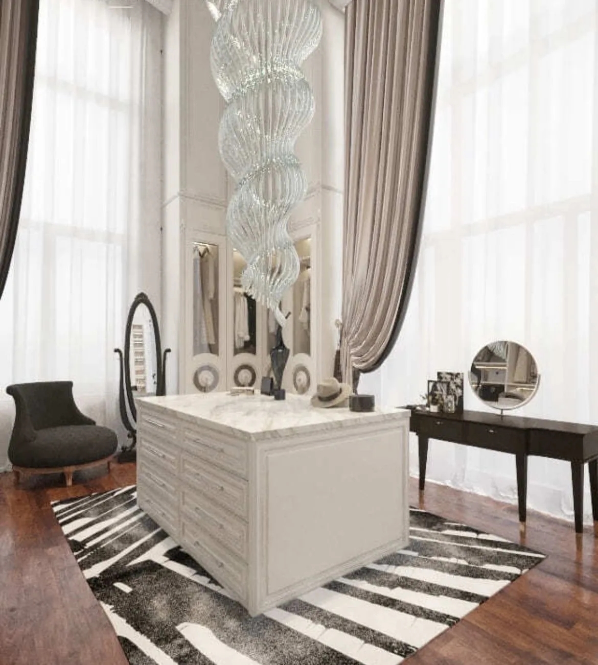 Гардеробная Royal Dressing Room — классика для премиум-сегмента