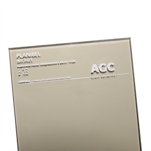 Стекло AIG Planiglass (AGC PLANIBEL) Bronze Бронзовое Тонированное 2550x1605x4мм