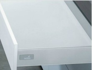 Ящик InnoTech, высота 70 мм, длина 420 мм, полное выдвижение с демпфированием, серый, под прикручивание
