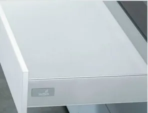 Ящик InnoTech, высота 70 мм, длина 420 мм, полное выдвижение с демпфированием, серый, под прикручивание