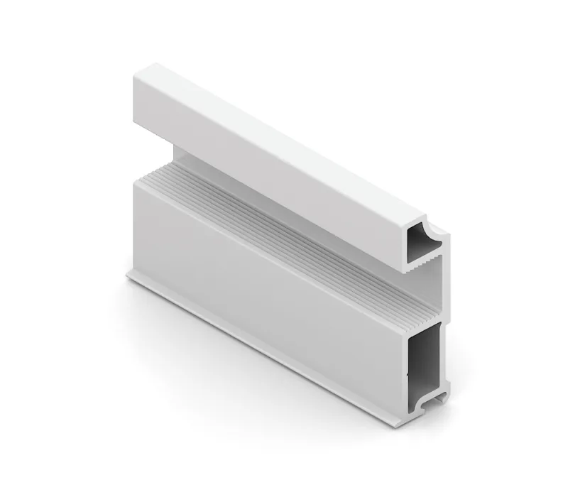 Slim line, Вертикальный профиль, Белый глянец 5,4м