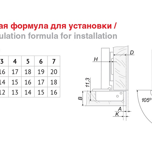 Мебельная петля H301A02/0910/BN накладная с доводчиком, Черный никель (уп.100шт)