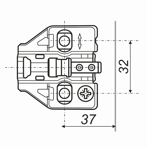 Планка EVO BASE S H8010 (уп. 500шт)