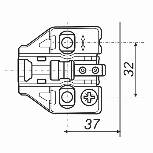 Планка EVO BASE S H8010 (уп. 500шт)