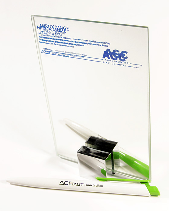 Зеркало AIG Miroglass (AGC MIROX) Clear Серебро на основе прозрачного стекла 2750x1605x4мм