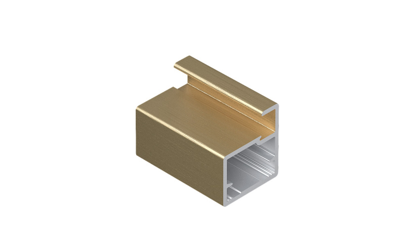 Профиль рамочный узкий 832, 20,5х19 - 6 мм, L=5400, Золото крац. (brush)