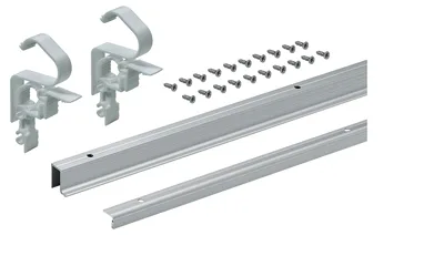 Профили Комплект WINGLINE L, L2400, с перфорацией, алюминий, анодированный