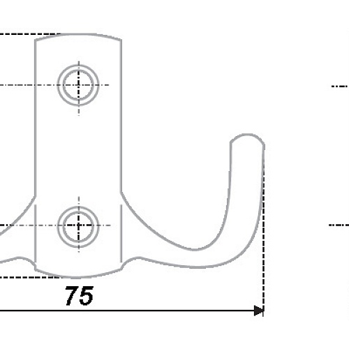 Мебельный крючок K204SC.6