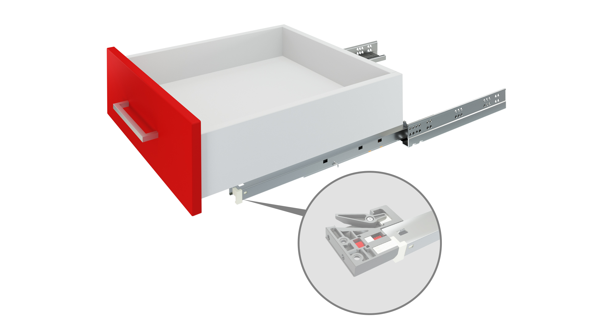 Направляющие скрытого монтажа B-Slide DB8881Zn/300 (уп.10шт)*