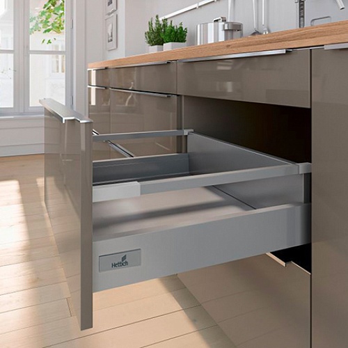 Hettich: 9228913 - Комплект ящика InnoTech Atira с демпфером Silent System, 470х176 мм полного выдвижения