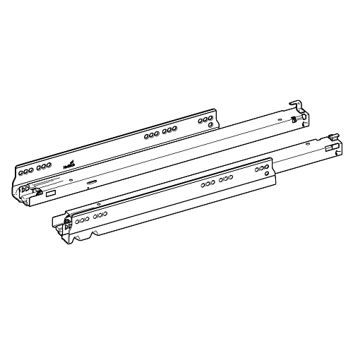 Комплект направляющих Actro YOU Silent System, L (40 кг) NL500