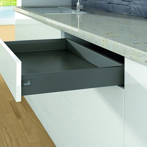 Hettich: 9234545 - Комплект ящика InnoTech Atira с демпфером Silent System, 470х70 мм полного выдвижения