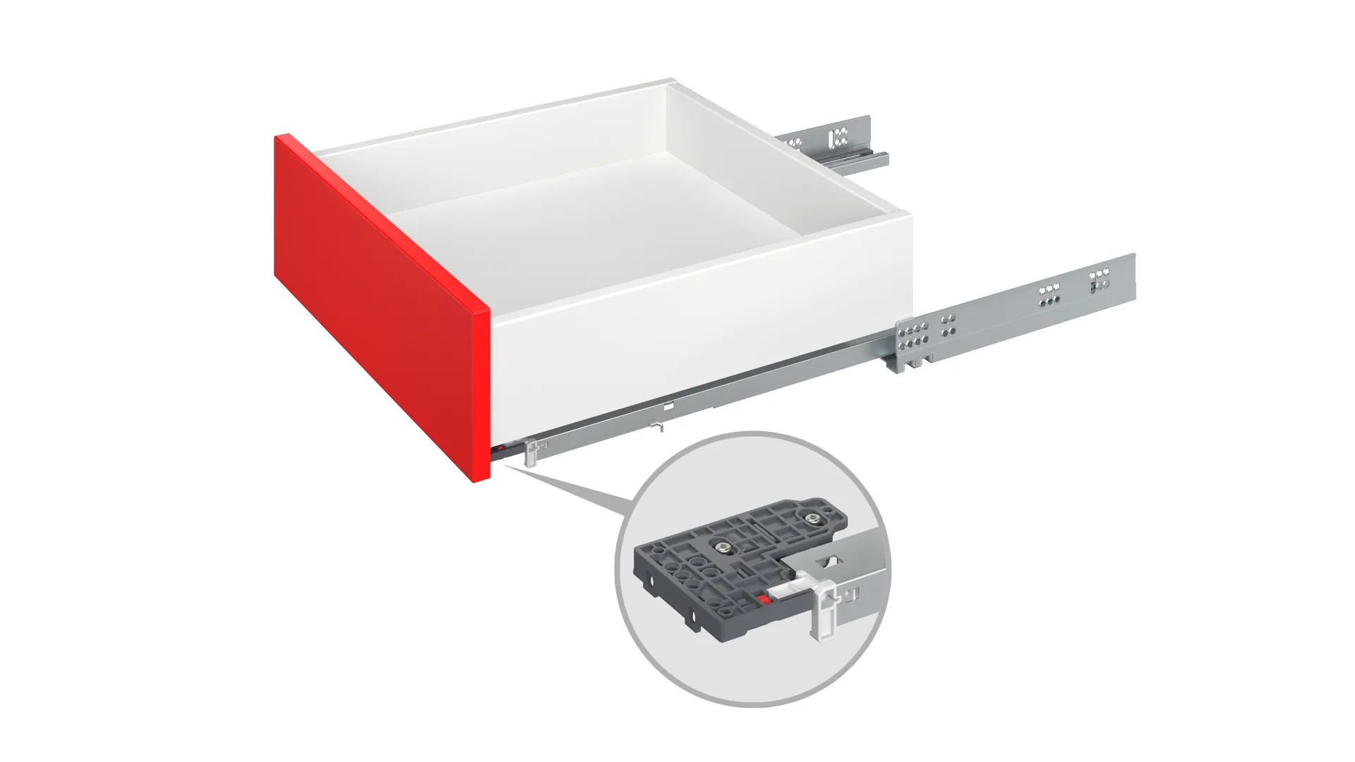 Направляющие скрытого монтажа B-Slide DB8785Zn/400 (уп. 10шт)