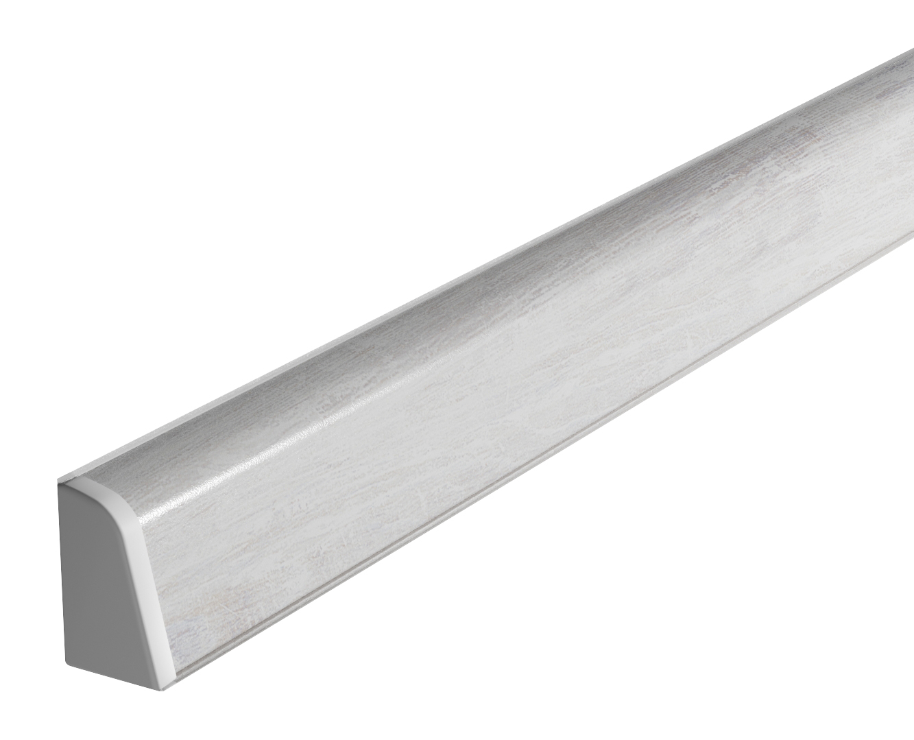 Плинтус TwinC 8074/S Arctic Oak (ф.Ice-14) (4,2 м)