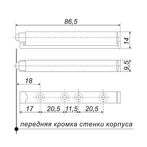 Амортизаторы и толкатели AMF10/GR