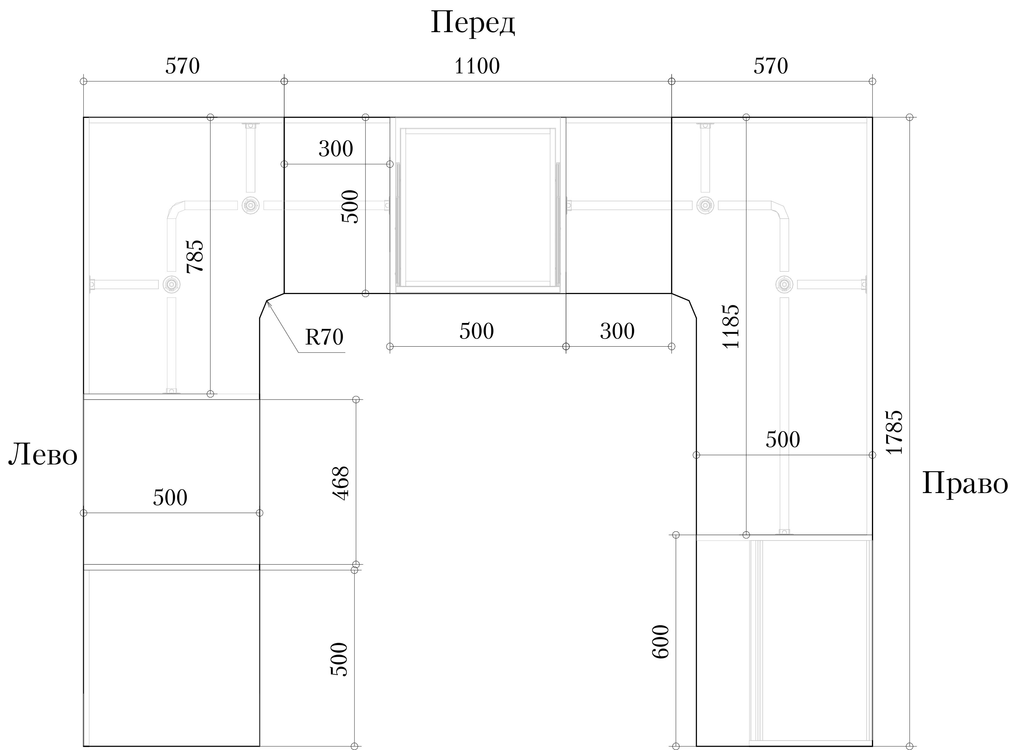 Компактная гардеробная в отдельном помещении