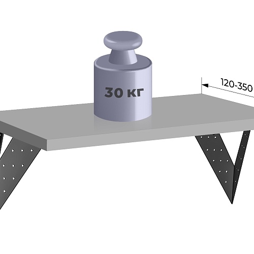 Полкодержатель SKAT P304BL.4 (2 шт. в компл)