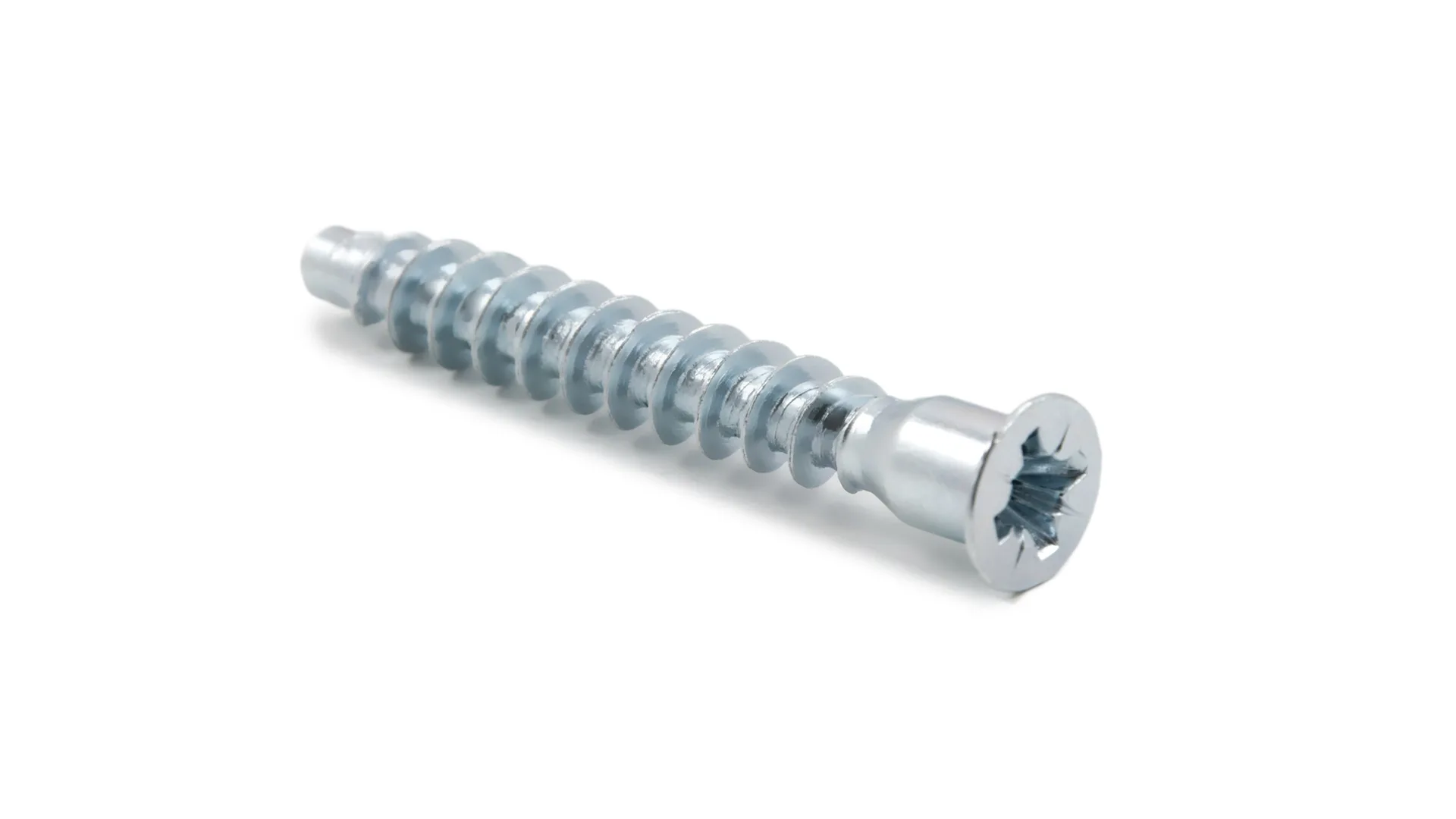 Стяжка ST08/05/1/Zn/01 с резьбой под отвертку – шлиц Pz