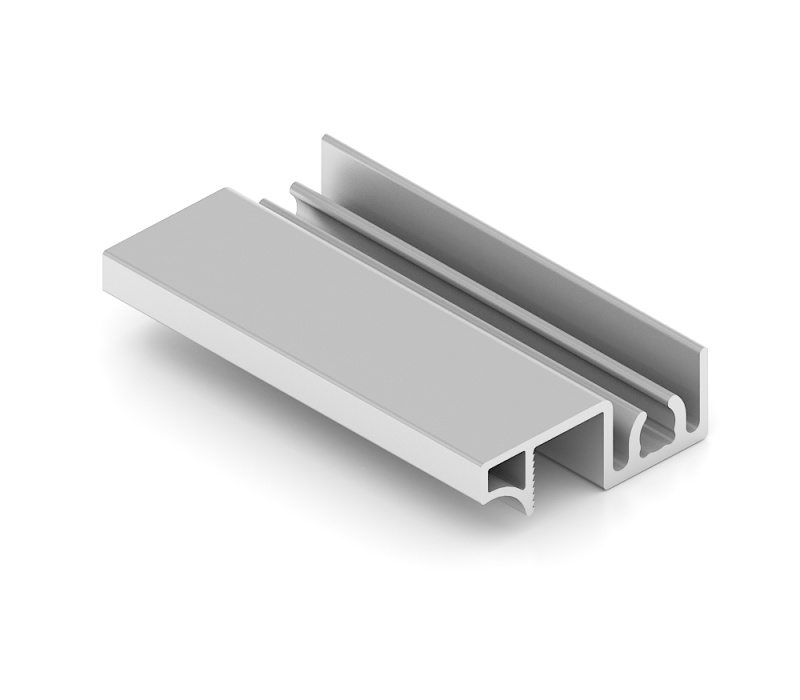 Slim line, Рамка узкая, Серебро матовое 5,4м