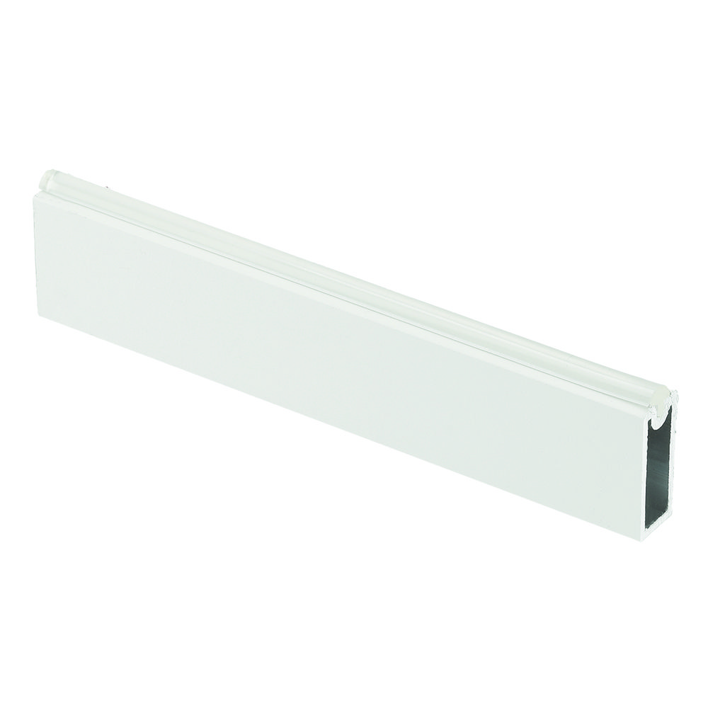 Штанга SMART прямоугольная с антискользящей вставкой L=3м, белая