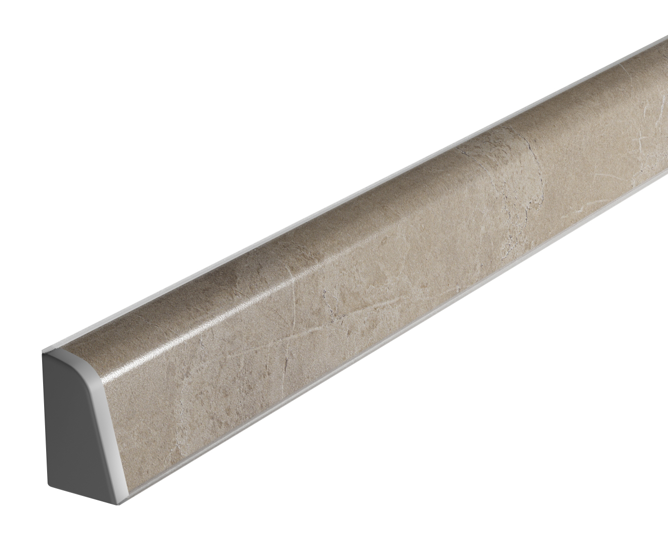 Плинтус TwinC 6035/S Silver Marble (ф.Ivory-02) (4,2 м)